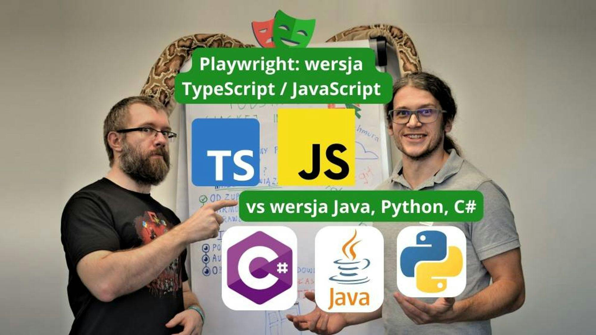 Różnice między Playwright w TypeScript/JavaScript a Java, Python, C#